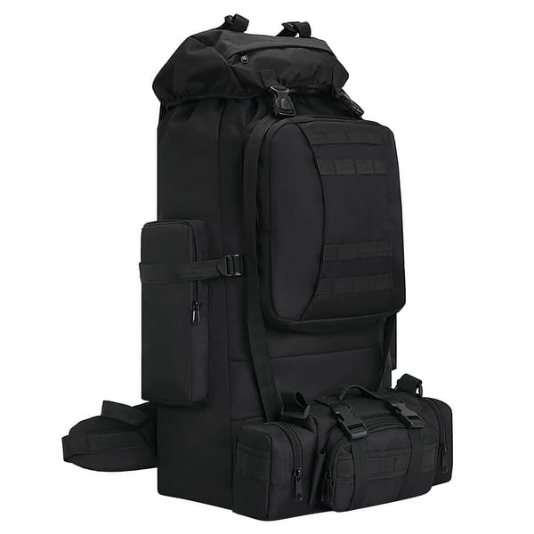 100L Camping Hiking Backpack Molle Rucksack Military Camping Backpacking  Daypack - Bed Bath & Beyond - 40365643