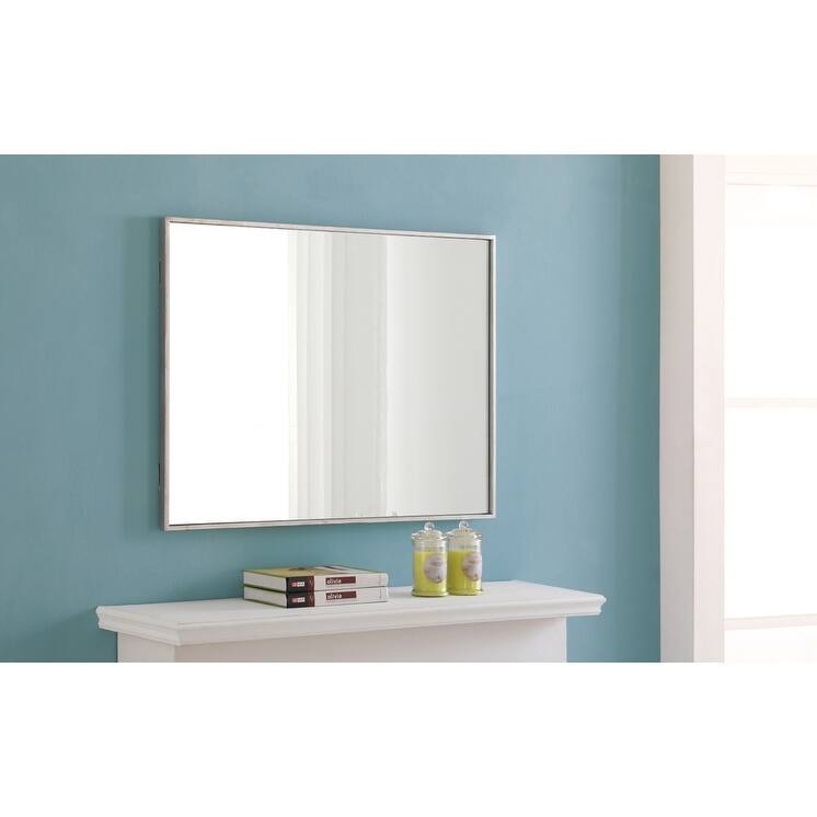 Strick & Bolton Posey Rectangular Metal Mirror
