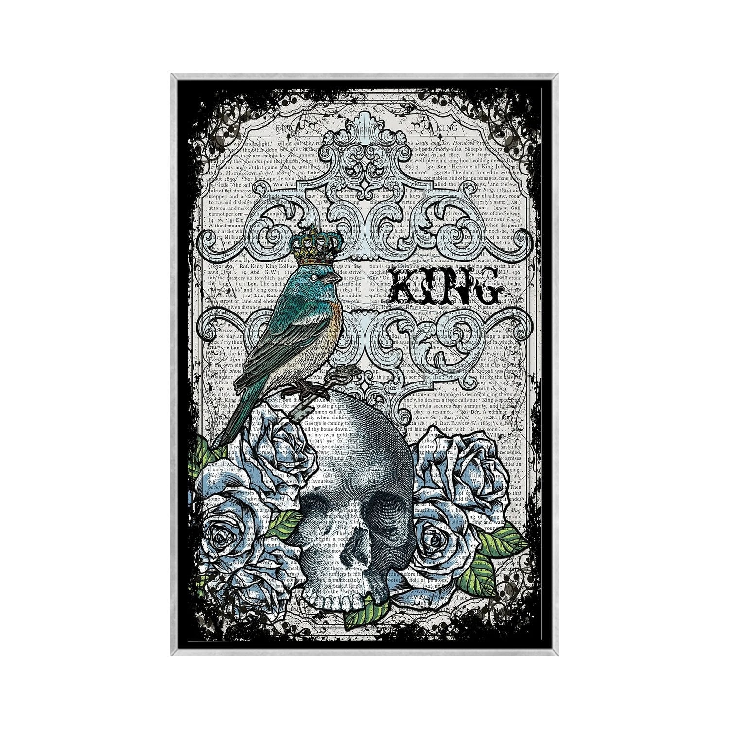 iCanvas "King Bird" by In the Frame Shop Framed