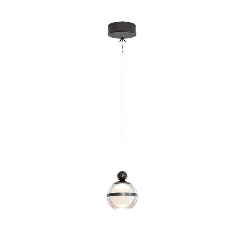 1 Light bulb lights black chandelier light metal pendant light