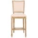 preview thumbnail 2 of 10, SAFAVIEH 30- Inch Buchanan Beige Rectangular Bar Stool (Set of 2) - 23.5" x 19.3" x 47.3"