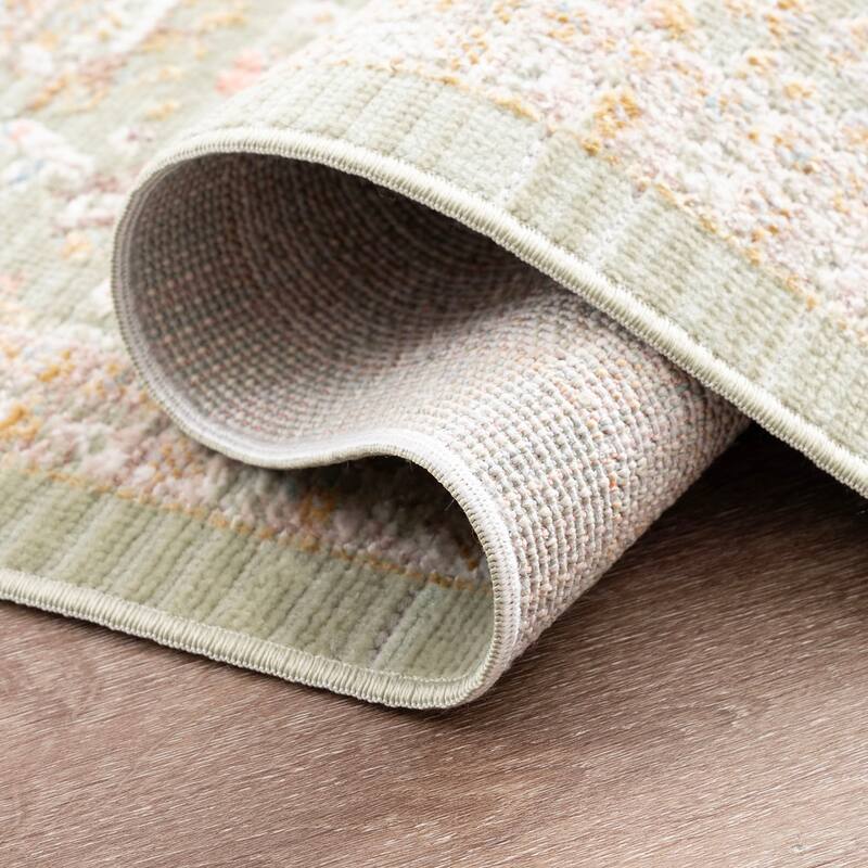 Crosswood Alyssa Traditional Floral Indoor Polyester Area Rug
