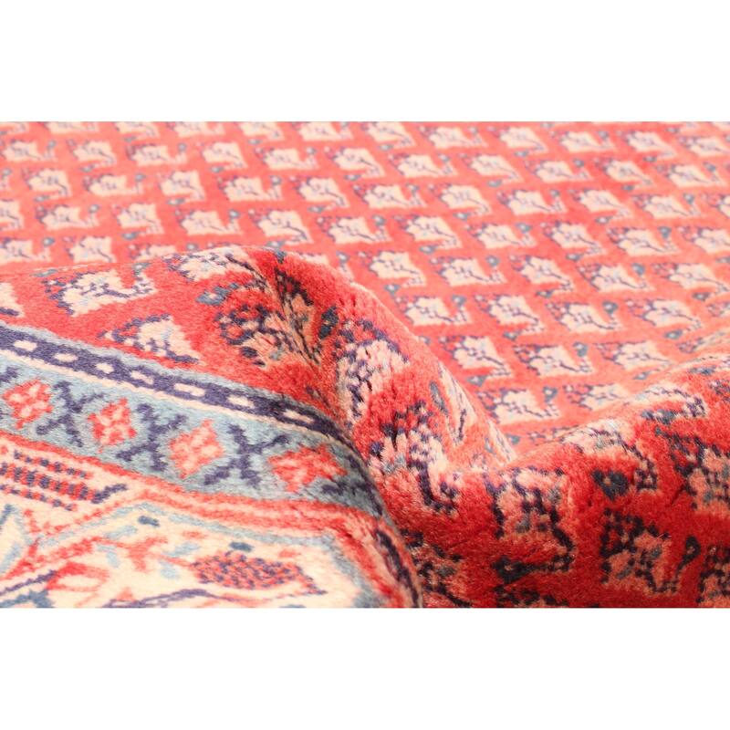 ECARPETGALLERY Hand-knotted Andelz Red Wool Rug - 3'1 x 6'1