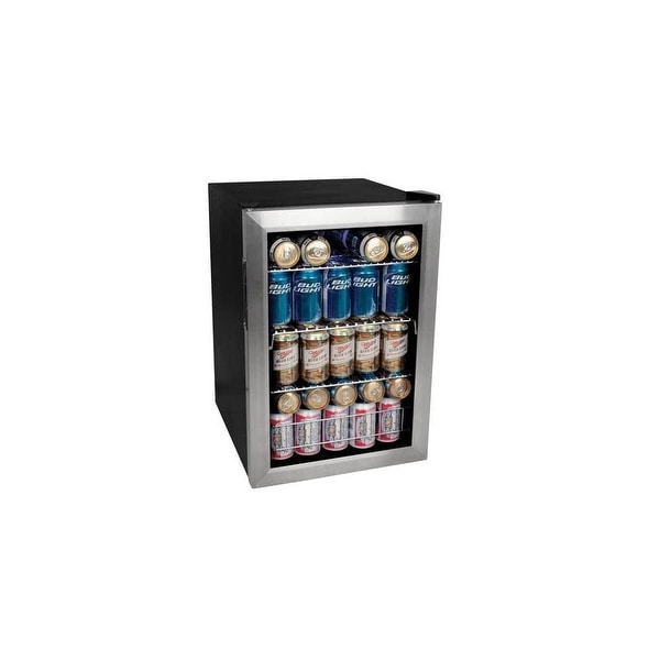 EdgeStar BWC90 17 Inch Wide 84 Can Beverage Cooler with Extreme Cool