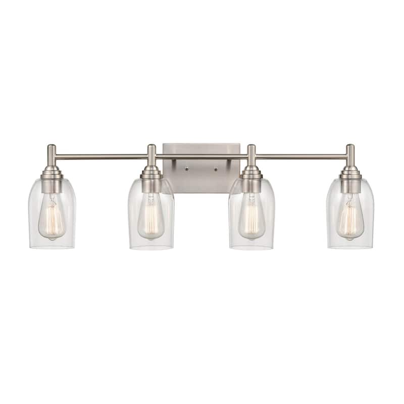 Millennium Lighting Arlett 4 Light 31" Wide Bathroom Vanity Light with - Brushed Nickel