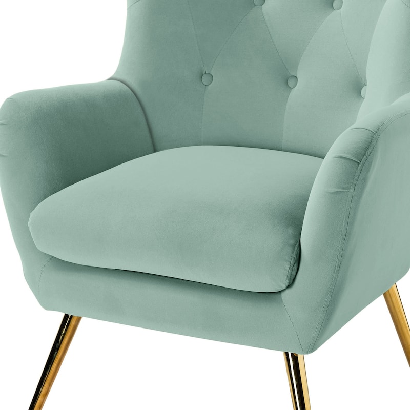 Eusebio Two Pieces Living Room Set with Metal Legs by HULALA HOME