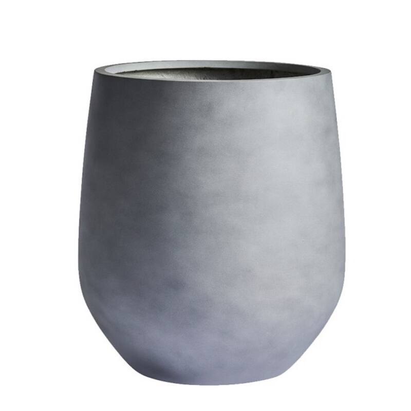 DreamPatio La Mirada 1-piece Fiberstone Tapered Planter for Indoor/Outdoor