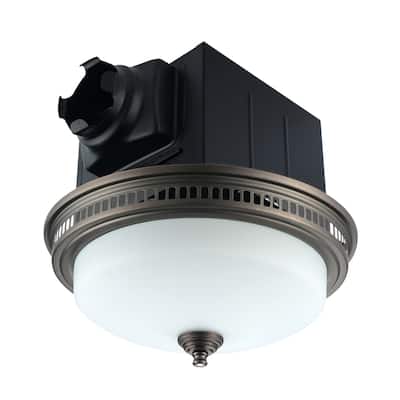 Ultra Quiet Bathroom Exhaust Fan with LED Light and Nightlight 110CFM 1.5 Sone Oil Rubbed Bronze Finish