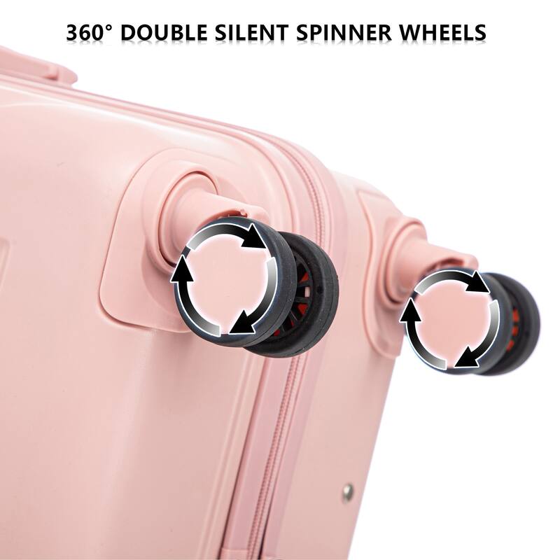 20"/24"/28" 3 pcs/set in ABS Spinner Wheel Luggage, Matching Color, With Combination Lock