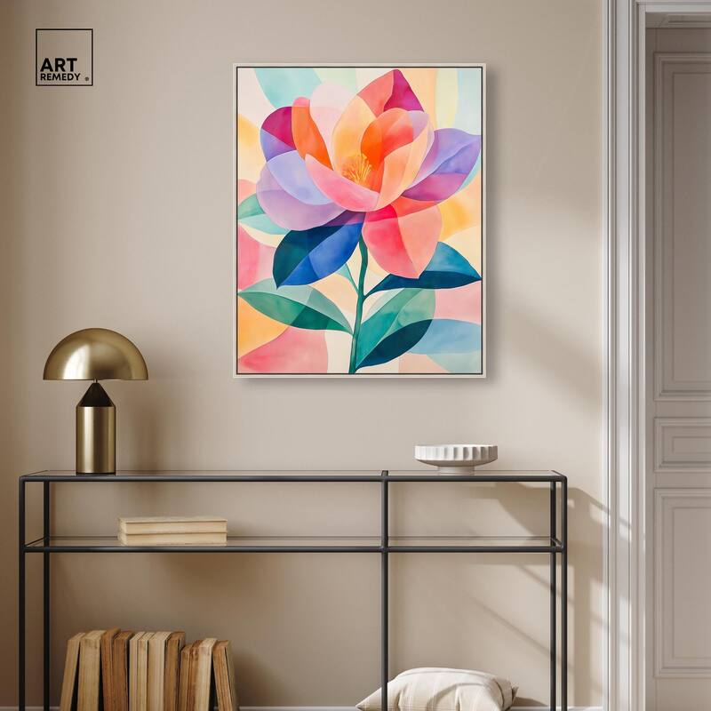 Ail Geofloral II Canvas by Art Remedy
