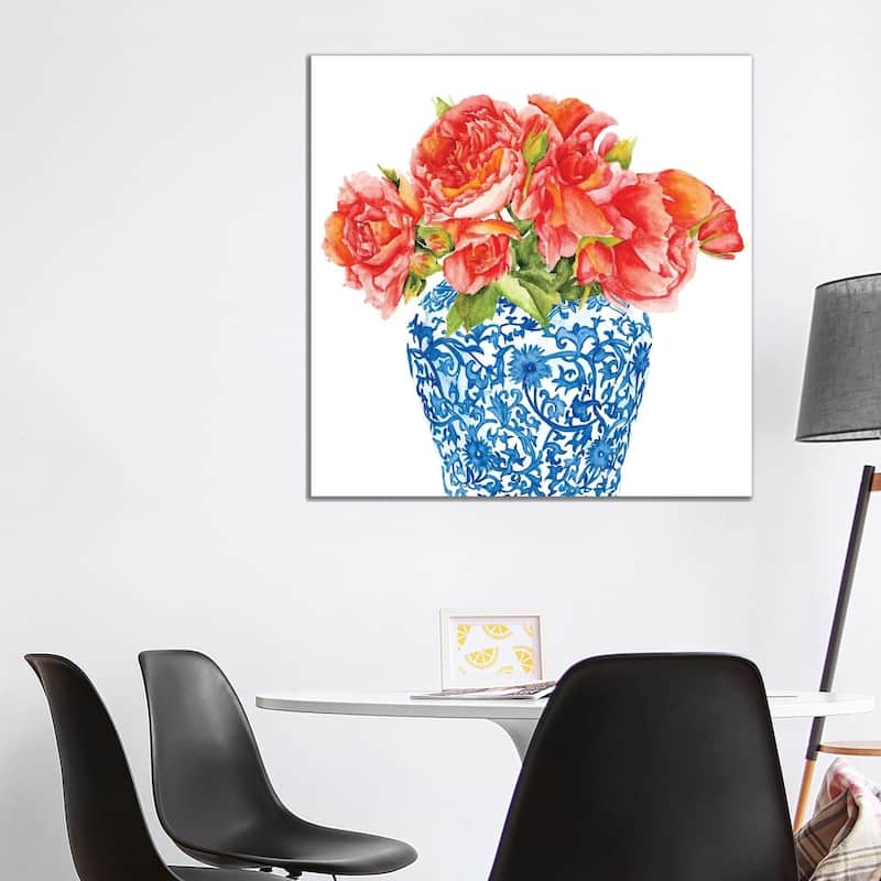 iCanvas "Sweet Peonies II" by Melissa Wang Canvas Print - 37x37x1.5