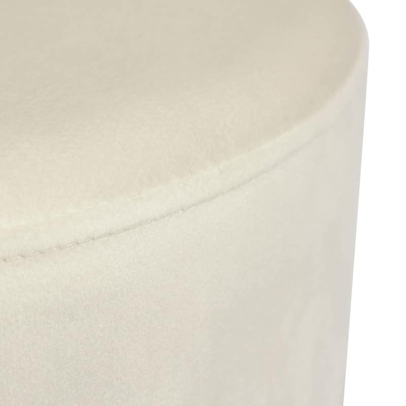 Ivy Velvet Ottoman