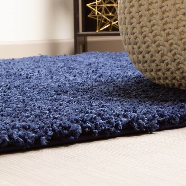 Shop Machine Woven Cozy Solid Shag Rug 3 Feet 3 Inches X 5 Feet 3