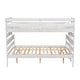 preview thumbnail 7 of 7, Twin XL Over Queen Wood Bunk Bed With Ladder,Convertible Beds for Home