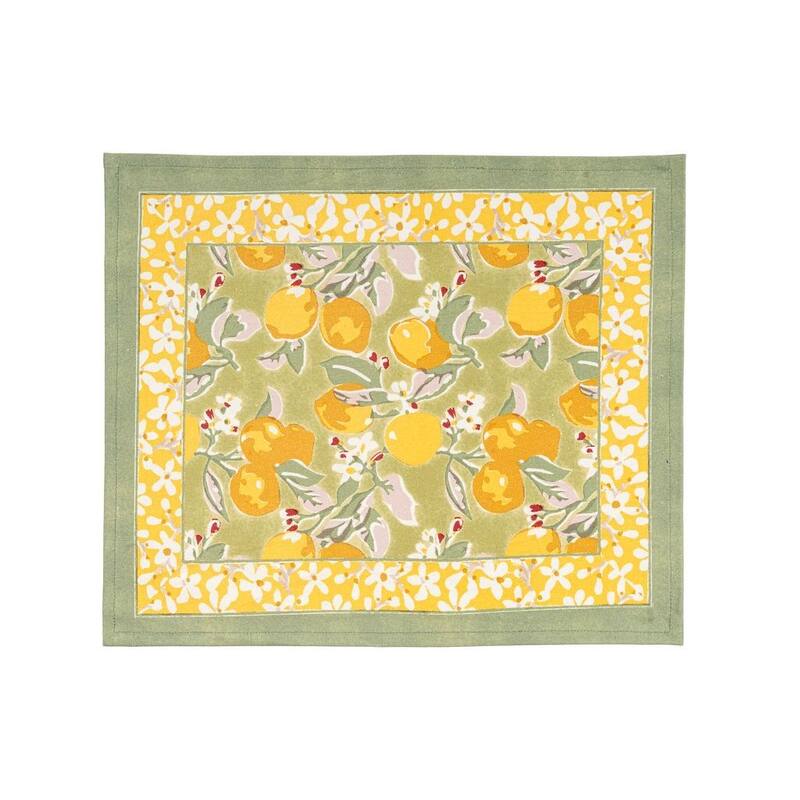 Couleur Nature Citron Mats - Set of 6 - 15" x 18" - 15 x 18