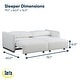 preview thumbnail 18 of 37, Serta Tyson Convertible Sofa