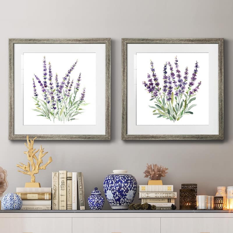 Lavender Botanical I- Premium Framed Print - Ready to Hang