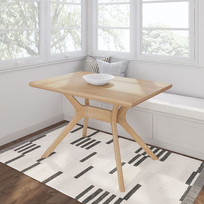 Plank and Beam Verso Rectangular Solid Wood Dining Table - 48"