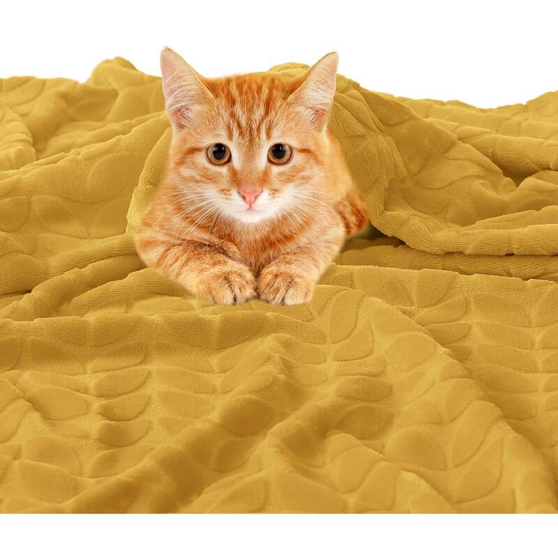 Walensee Fleece Throw Blanket Soft and Lightweight for Couch, Sofa, Bed and Lounge Chair, 50"x60"