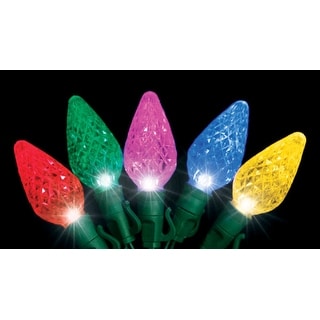Celebrations 4001193S-02AC Platinum LED C9 Light Set, Multicolored, 74