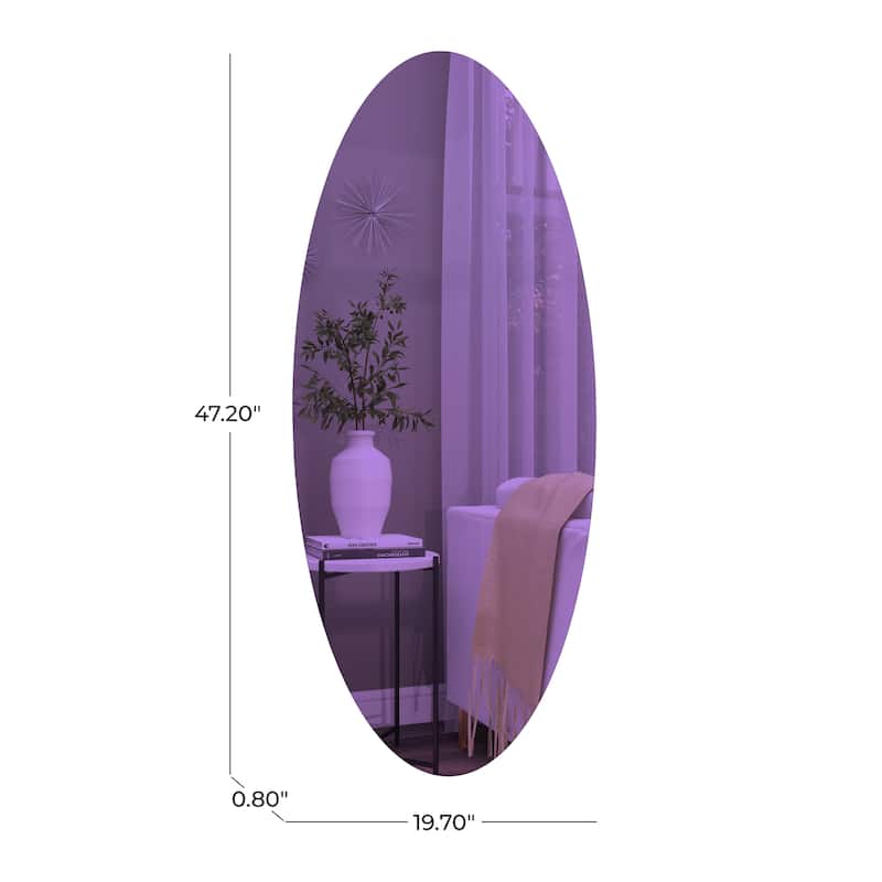 Wood Star Large Wall Mirror - White or Black - Roche River Decor