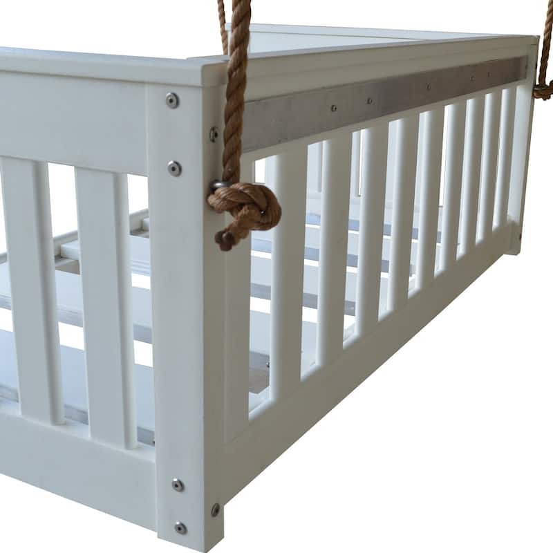 Poly Lumber Deep Seating Mission Swing with Rope
