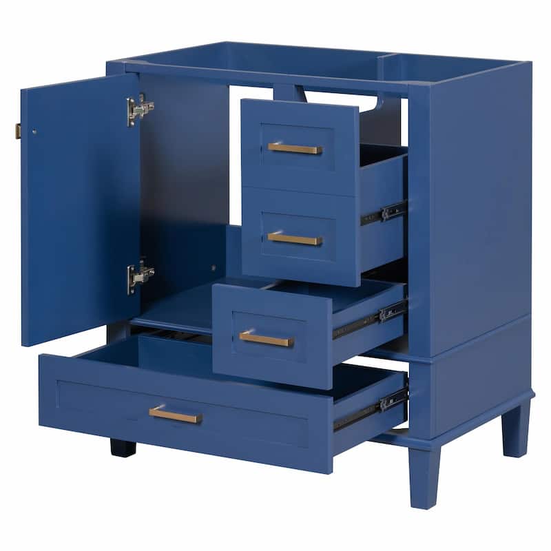 30" Modern Bathroom Vanity with Sink, Storage Cabinet
