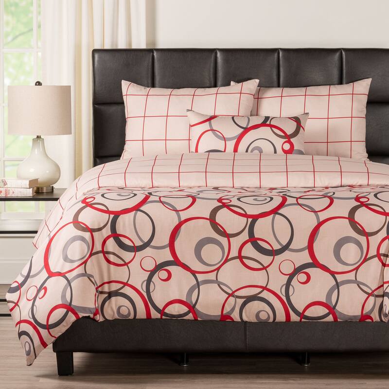 Circlet Reversible Print Duvet Set