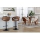 preview thumbnail 22 of 70, Carson Carrington Kanteborg Adjustable Bar Stool with Rounded T Footrest (Set of 2)