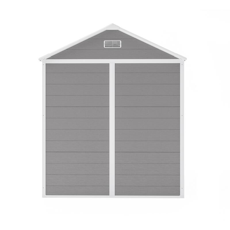 Resin Storage Shed with Lockable Door Weatherproof Garden Shed Tool Shed Pet Shed Rust-proof, UV-proof