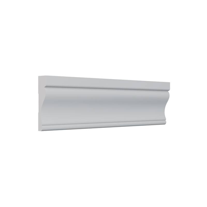 WM350 11/16-in D x 3-1/2-in W x 96-in L Americraft Solid Hardwood Stain Grade Flagler Casing Moulding