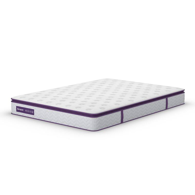 Sersper 8-inch Memory Foam and Innerspring Hybrid Mattress , Mattress in a Box