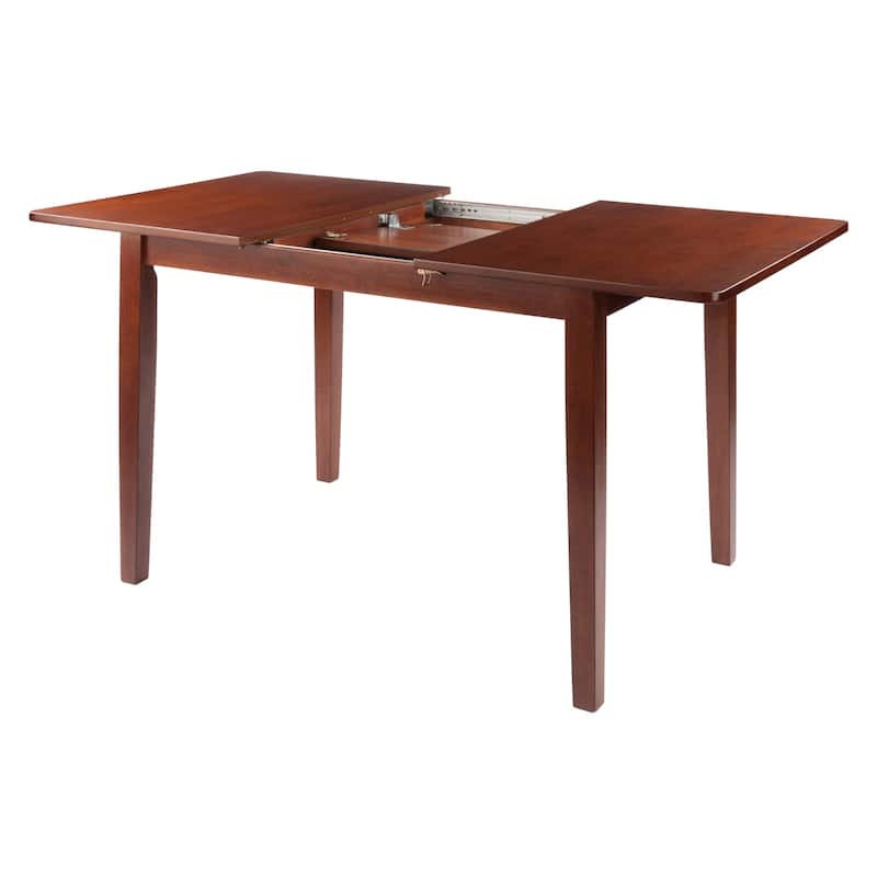 57" Brown Self-Storing Butterfly Leaf Dining Table Extension Top