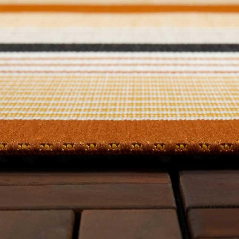 Jonah Striped Transitional Indoor/ Outdoor Area Rug