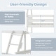 preview thumbnail 9 of 8, Costway Twin Over Full House Bunk Bed with Ladder & Guardrails - See Details