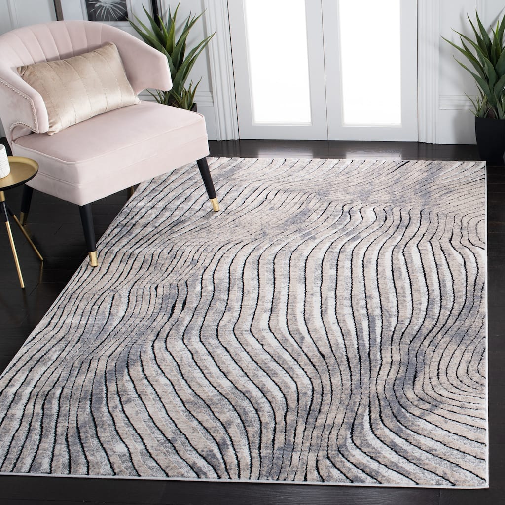 SAFAVIEH Lagoon Celesta Modern Abstract Rug