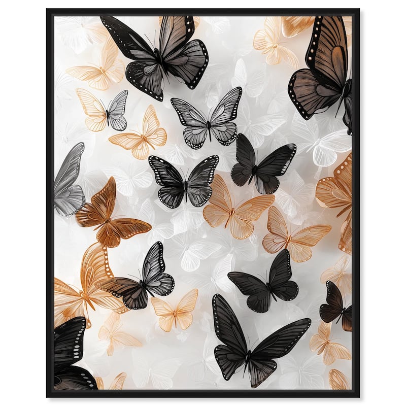Cinderflight II Canvas by Art Remedy - 16" x 20" - Black
