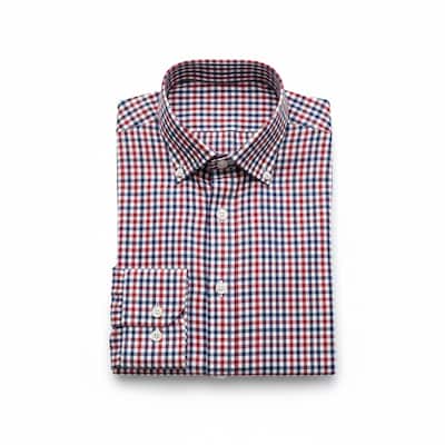 Nautica Men's Wrinkle-Resistant Check Performance Dress Shirt