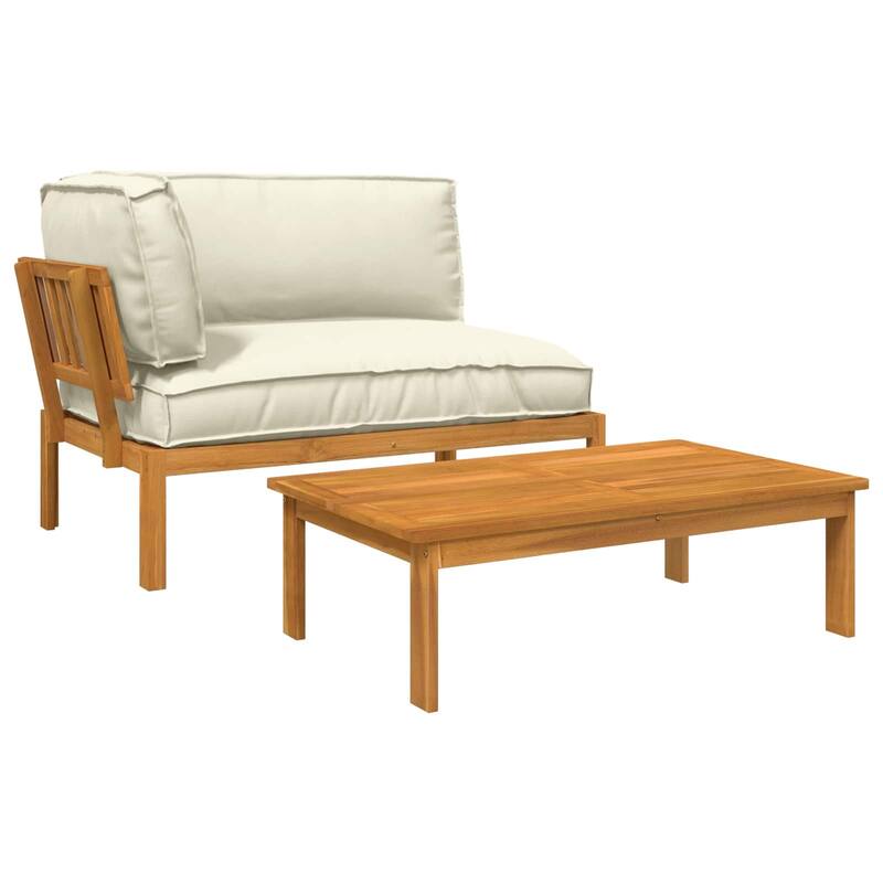 vidaXL Sofa Set in Solid Acacia Wood