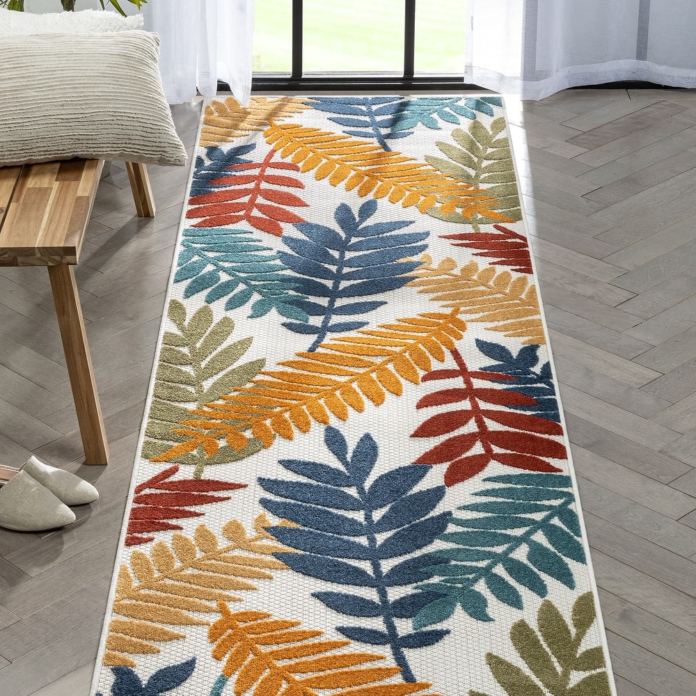 Well Woven Dorado Mariah Modern Indoor Outdoor Floral Area Rug