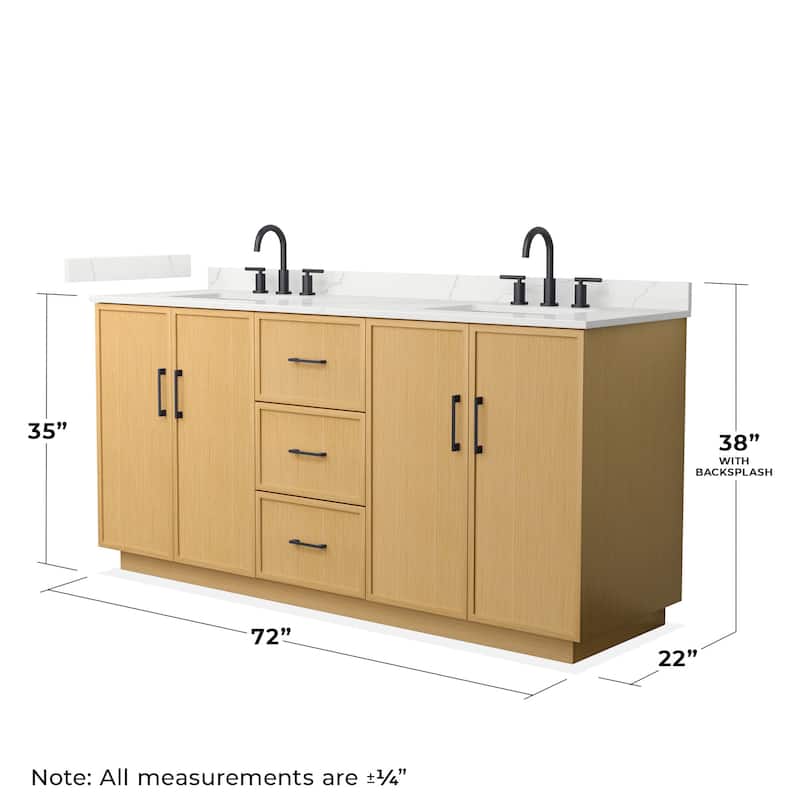 Wyndham Collection WCH7474-72D-QTZ-US3MXX Elan TK 72" Free Standing