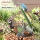 preview thumbnail 6 of 10, Alpine Corporation 40" Tall Outdoor Rustic Metal Crane Statue Yard Art Decoration