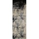 preview thumbnail 36 of 47, Noori Rug Lagoon Alice Distressed Abstract Modern Area Rug 2'7" x 8'0" Runner - Charcoal/Black