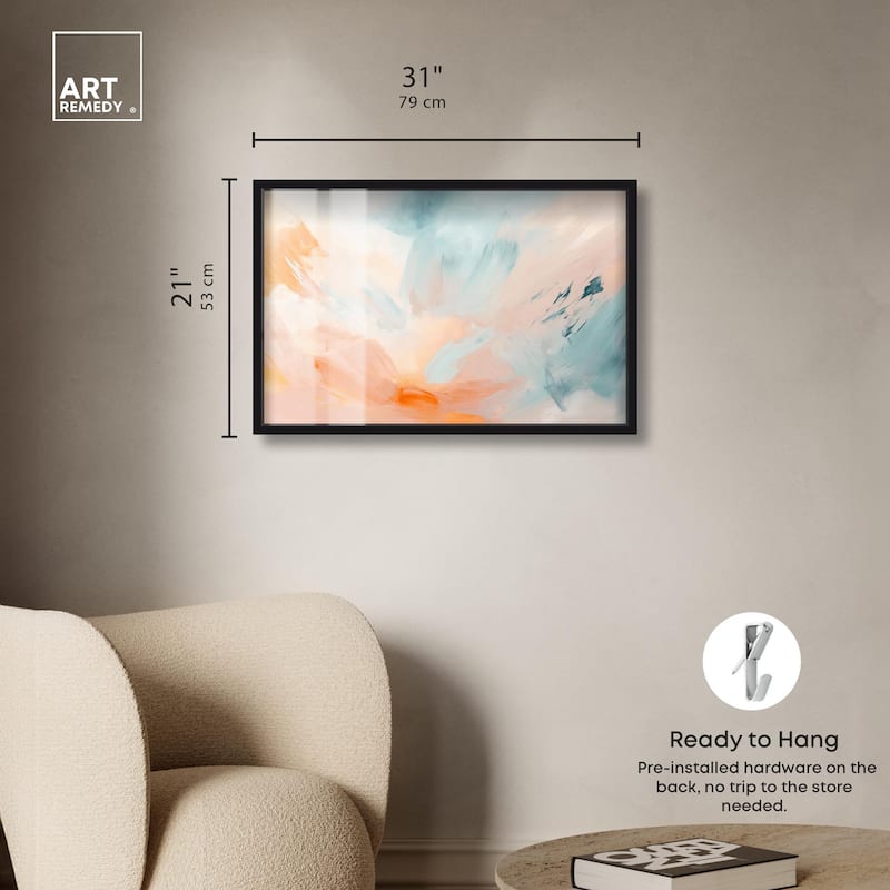 Sunrise Palette I Shadowbox by Art Remedy