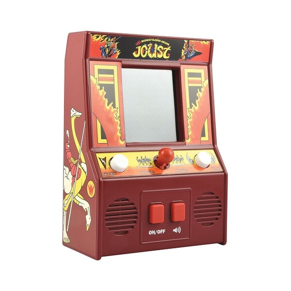 Basic Fun Miniature Joust Retro Arcade Video Game - Battery