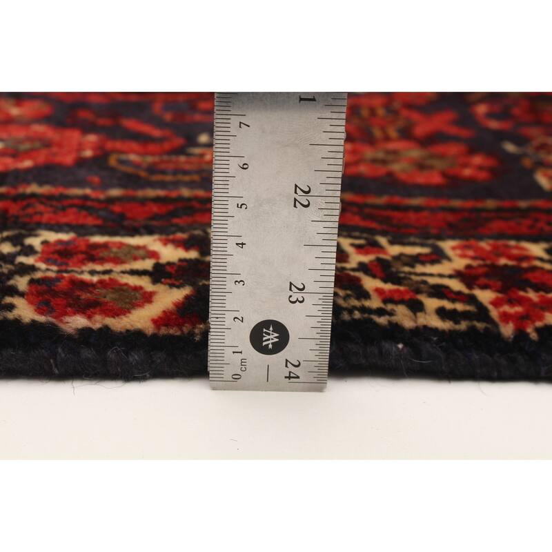 ECARPETGALLERY Hand-knotted Andelz Navy Wool Rug - 3'6 x 10'1