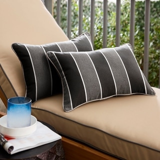 Sunbrella Range Dune Indoor/ Outdoor Pillow, 13 in x 20 in