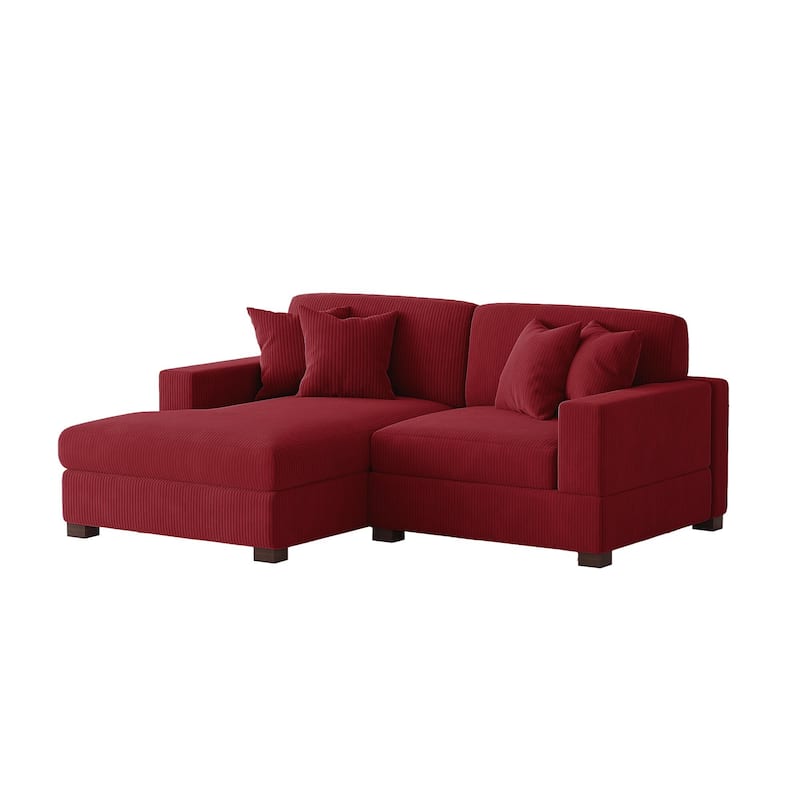 Oversized L-shaped Modular Sectional Sofa with Chaise Lounge