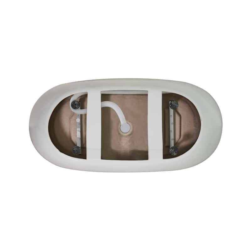 Adler Soaking Bathtub in Glossy White
