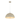 1-Light Modern Minimalist Dome Khaki Beige Pendant Light with Clear Acrylic Accent - 17.7" W